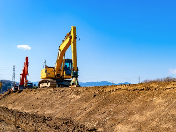 高度な築堤・護岸施工