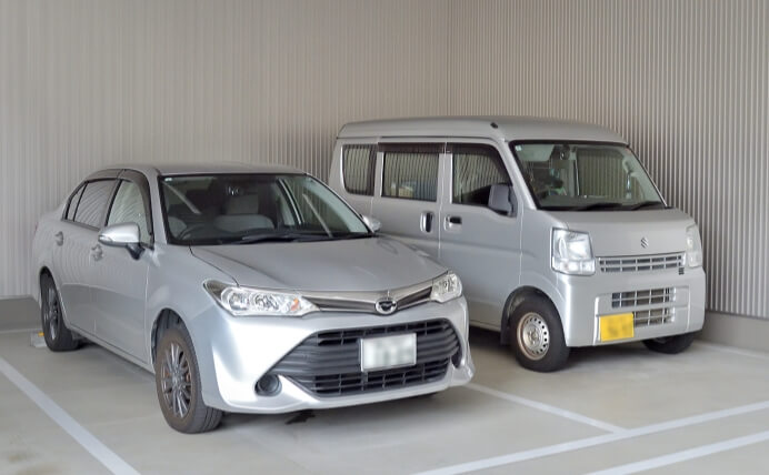 １人１台、社用車が支給されます!