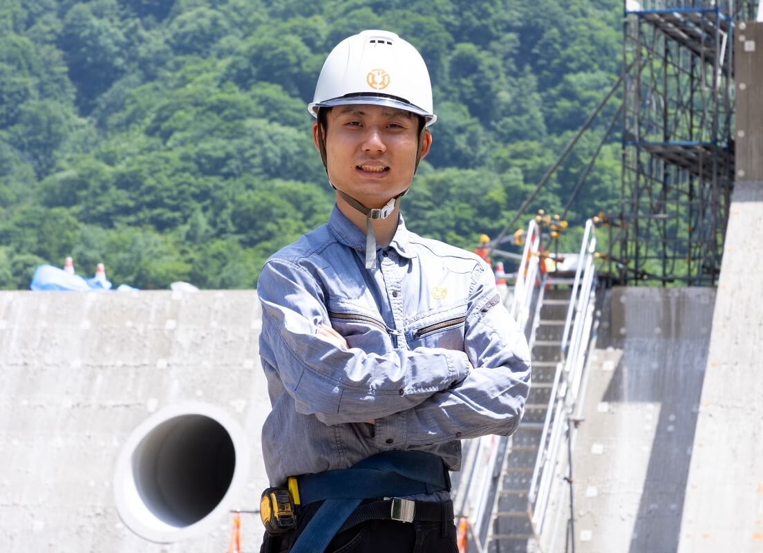 山の現場でICTに挑戦！技術と経験を重ねて成長中です