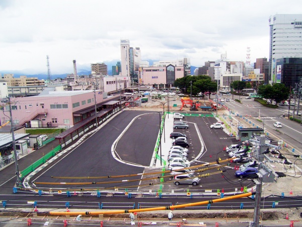 富山駅南口広場整備工事