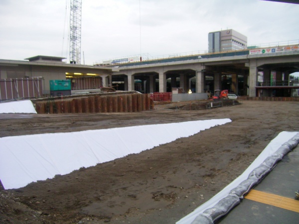 富山駅南口広場等造成工事