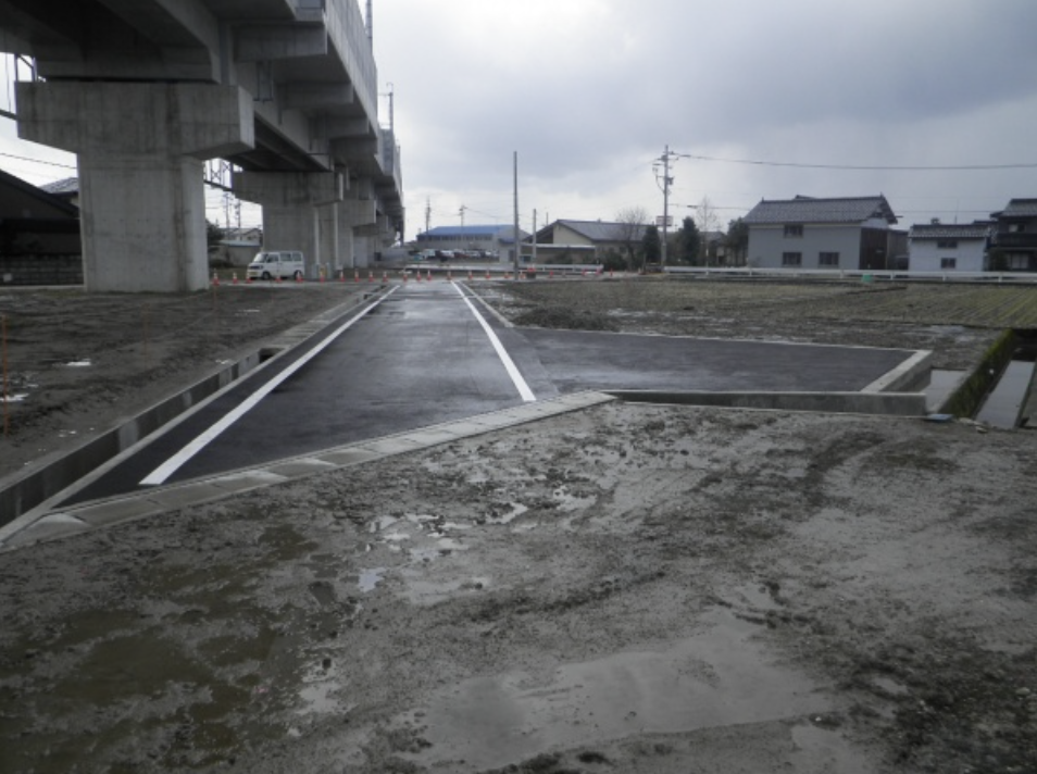 本開発地区付替道水路整備工事（第２工区）
