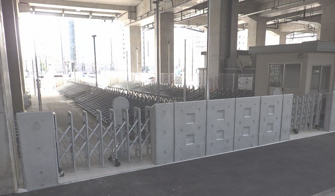 富山駅高架下西駐輪場整備工事