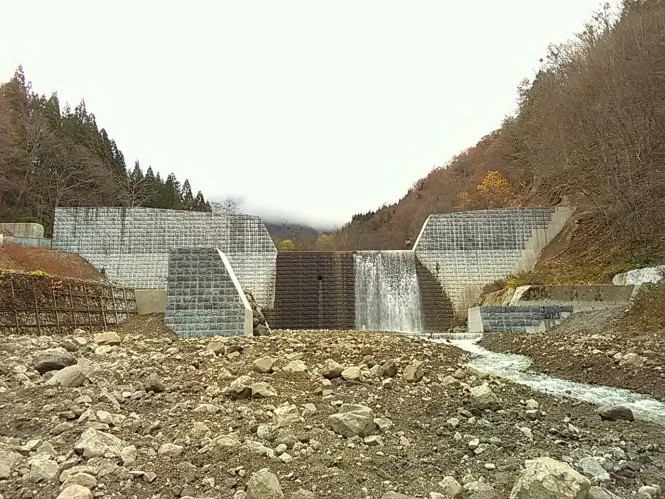 平成29年度　中尾第４号砂防堰堤改築工事