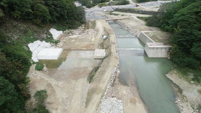 Ｈ３１ 真川第３号砂防堰堤工事