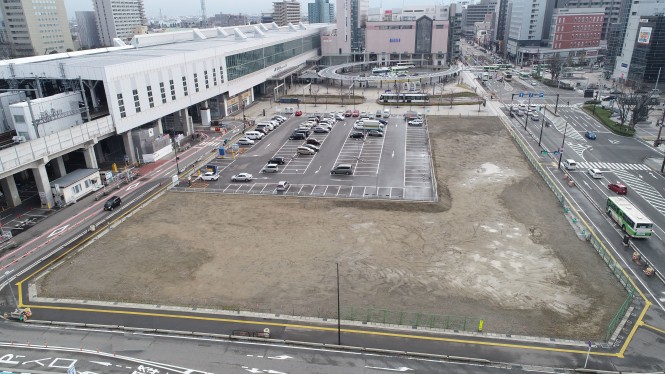 富山駅南西街区整地等工事