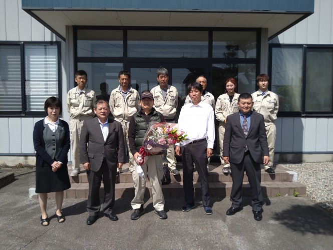 勤続35年！肥田和明さんが退職されました。