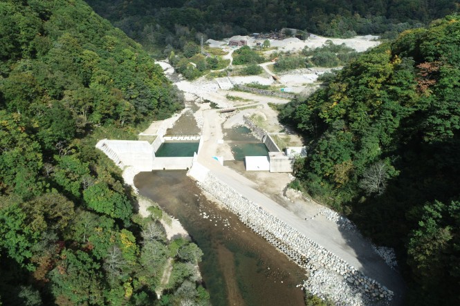 Ｒ5  真川第３号砂防堰堤工事