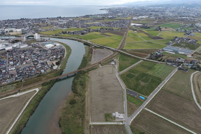 ほ場整備　水橋石政地区　第１２工区ほ場整備工事