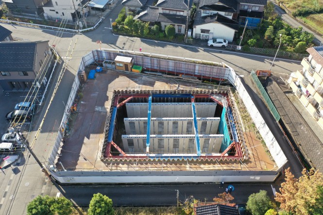流域関連富山公共下水道 新鍛冶川排水区呉羽町地区 呉羽苑貯留池築造工事