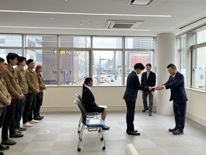 令和7年度　入社式を執り行いました！🌸