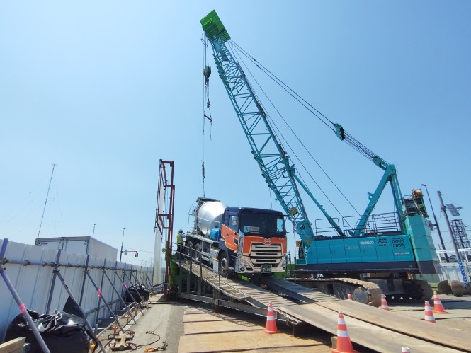 新入社員、初めての場所打杭工法